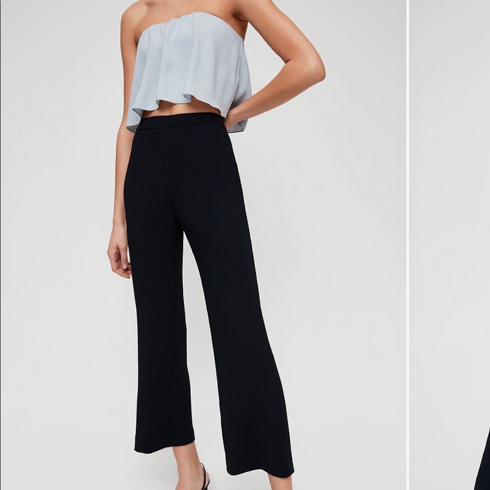 Aritzia Kick Flare Pant - Black
